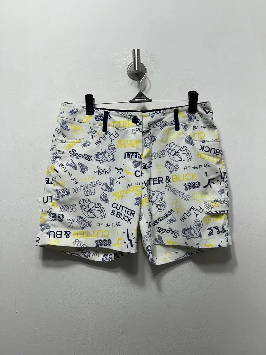 カッター＆バック パータン ハーフパンツ 30インチ ゴルフウェア レディース