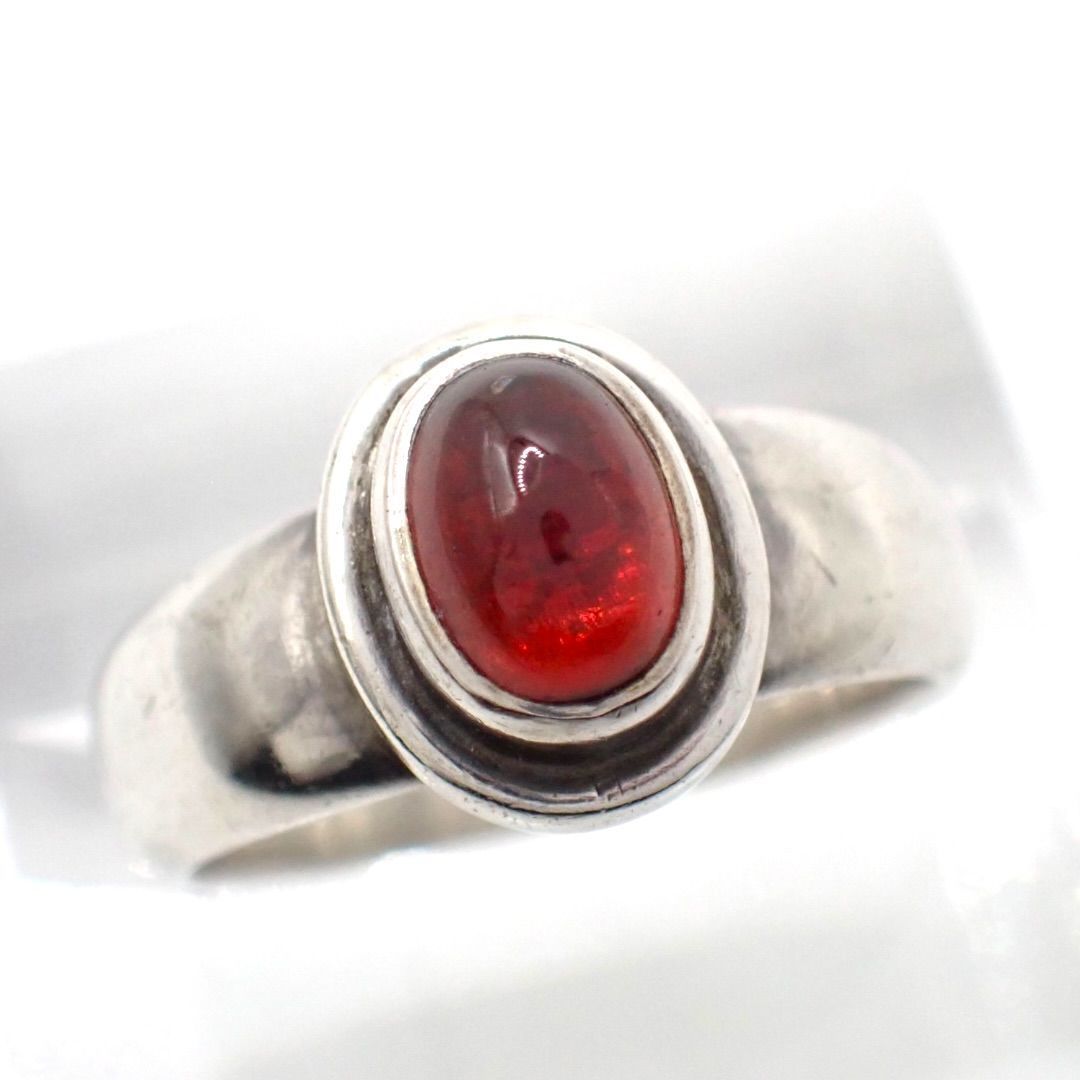 Georg Jensen ジョージジェンセン 9号 #46C リング ガーネット 925
