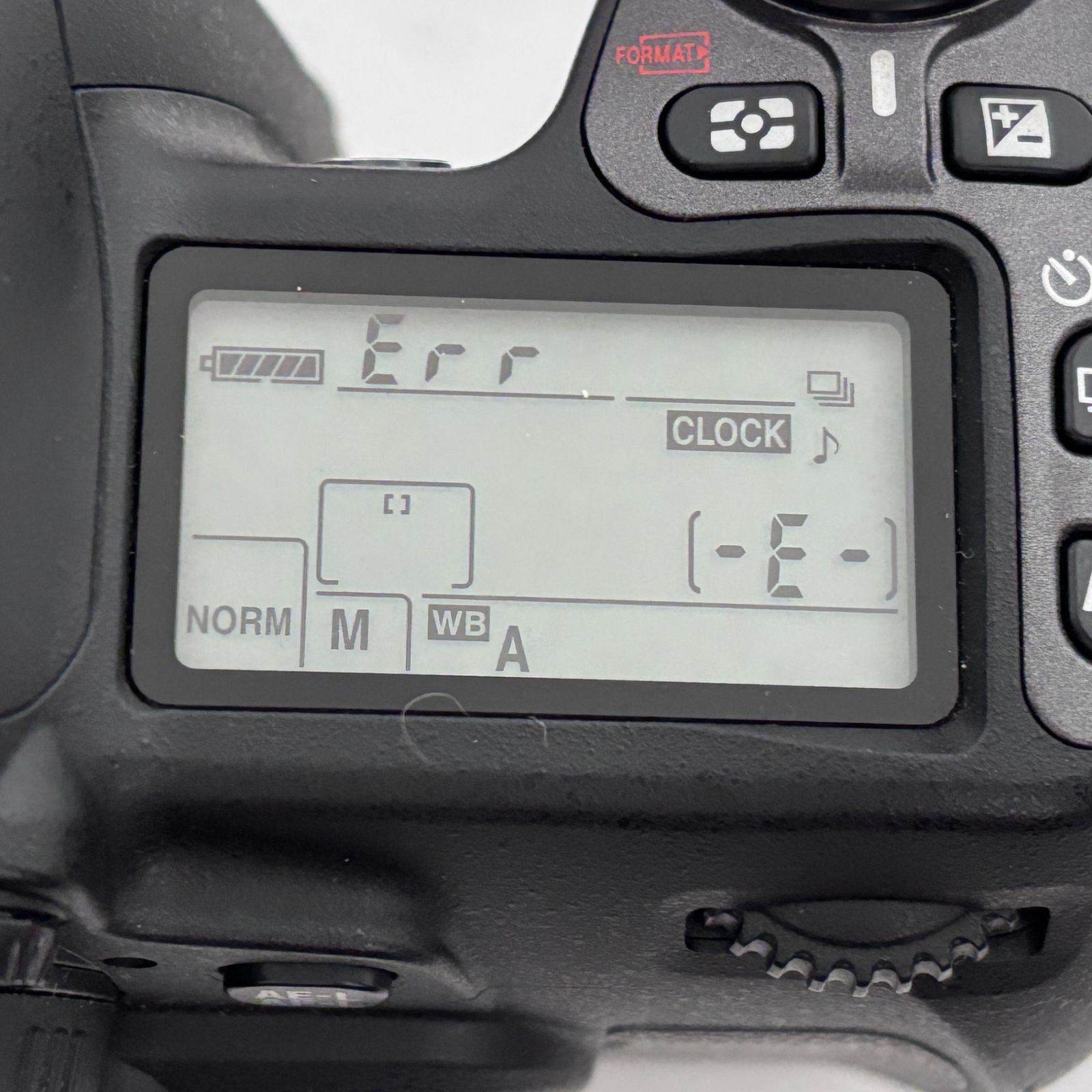 Err表示以外はOKそうですが・・【ニコン】Nikon D80 デジタル一眼レフ 
