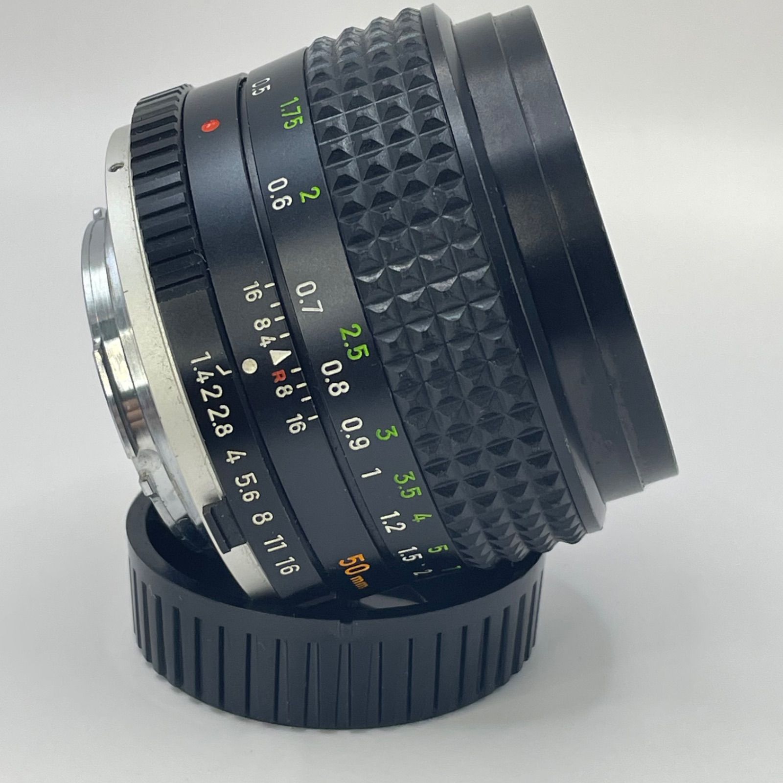極上品/黄変メンテナンス済み】Minolta MC ROKKOR-PG 50mm F1.4 「緑の 