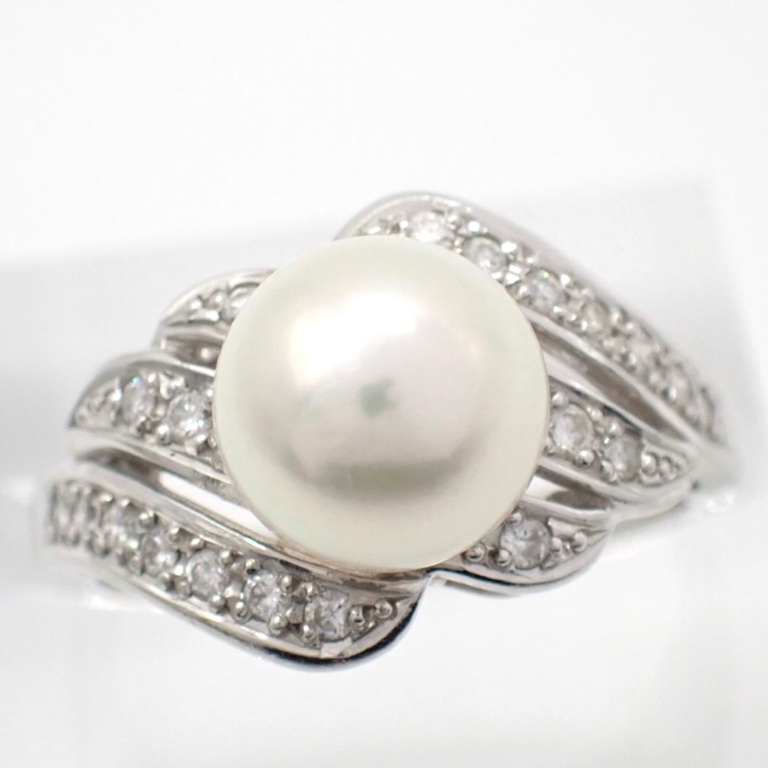 MIKIMOTO ミキモト 8.6mm あこや 真珠 パール ダイヤモンド MIKIMOTO ミキモト 8.6mm あこや 真珠 パール ダイヤモンド