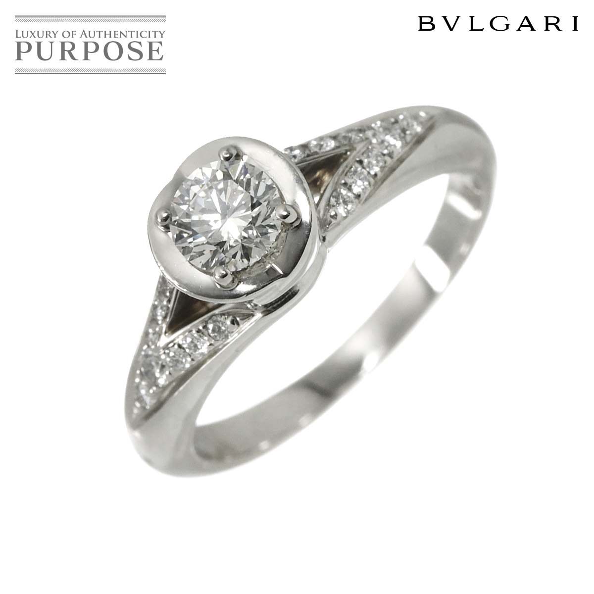 ブルガリ BVLGARI インコントロ ダモーレ 8号 リング ダイヤ Pt 