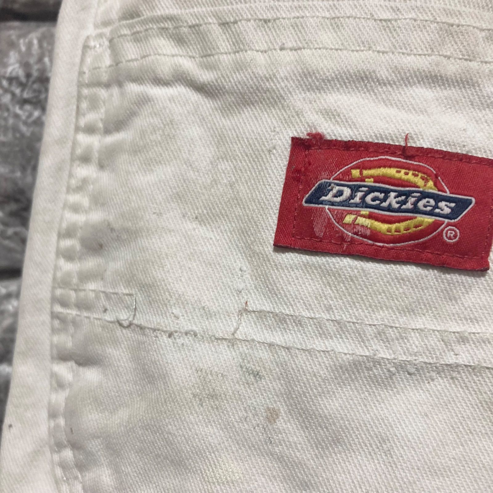 Dickies ホワイト ペインターパンツ ディッキーズ 白ペインター ペンキ