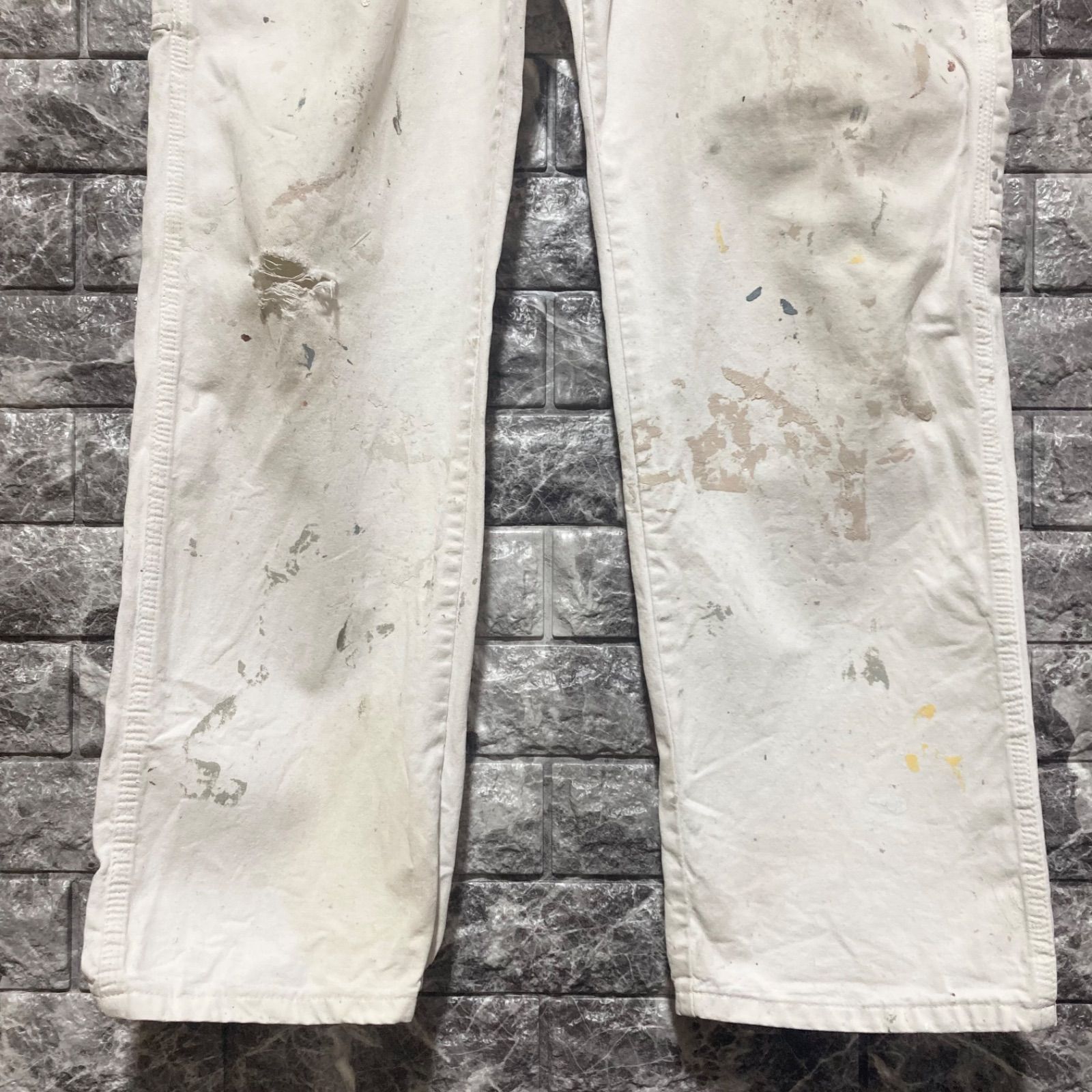 Dickies ホワイト ペインターパンツ ディッキーズ 白ペインター ペンキ
