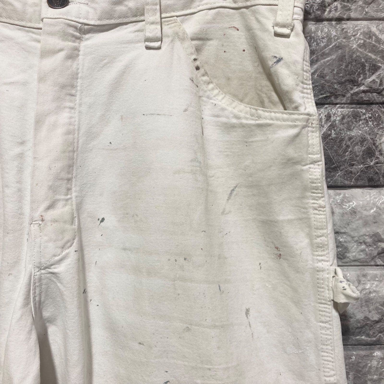 Dickies ホワイト ペインターパンツ ディッキーズ 白ペインター ペンキ