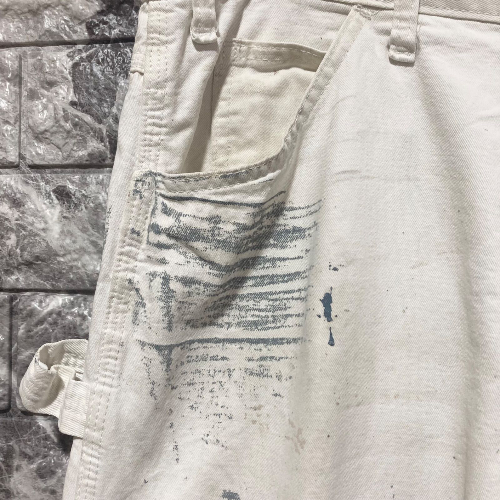 Dickies ホワイト ペインターパンツ ディッキーズ 白ペインター ペンキ