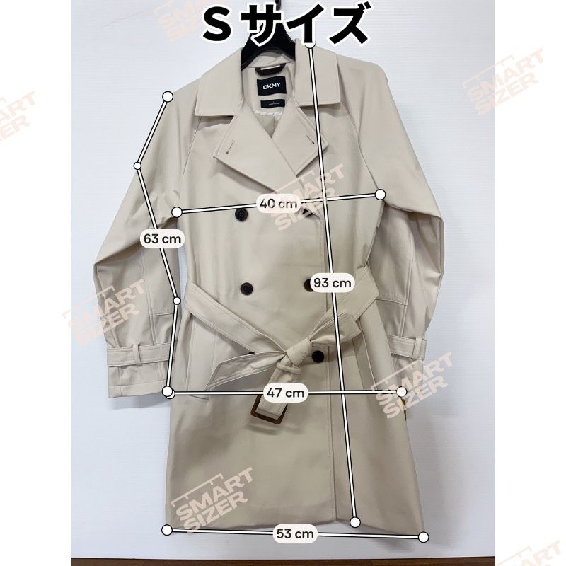 定価６万 DKNY ダナキャラン 光沢 ナイロン トレンチコート シルバーメンズ 新品/タグ付き】【超特価】DKNY ベーシック トレンチコート 美