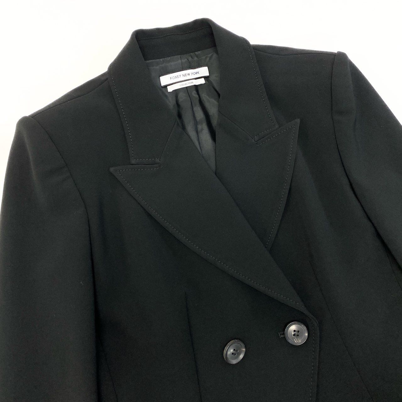 フォクシーニューヨーク FOXEY NEW YORK 半袖 テーラードジャケット 美 