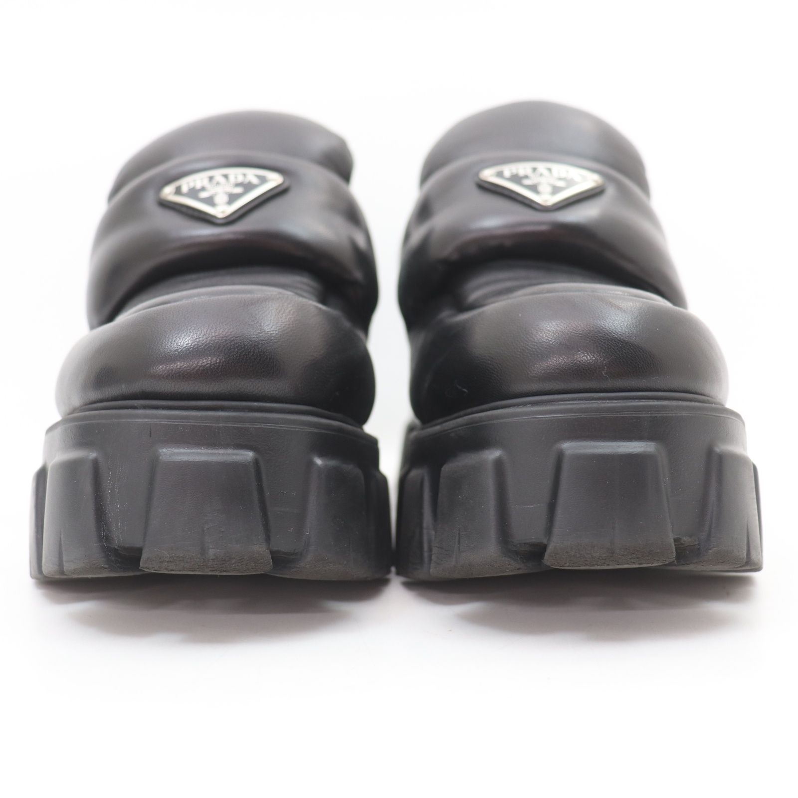 ITDH2PP2QEE0 PRADA プラダ モノリス ソフトパデッド ローファー 厚底