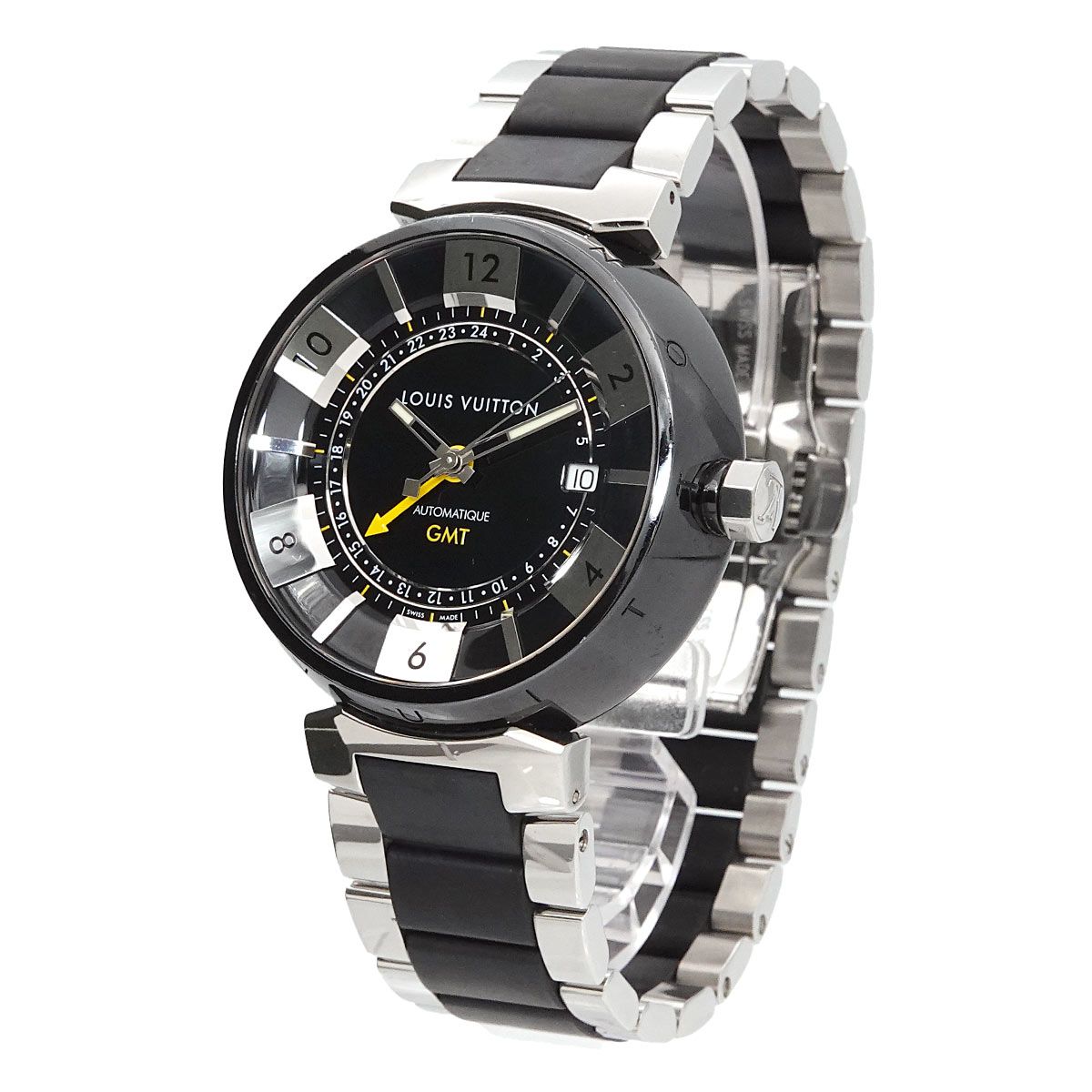 ルイ ヴィトン LOUIS VUITTON タンブール インブラック GMT Q113K