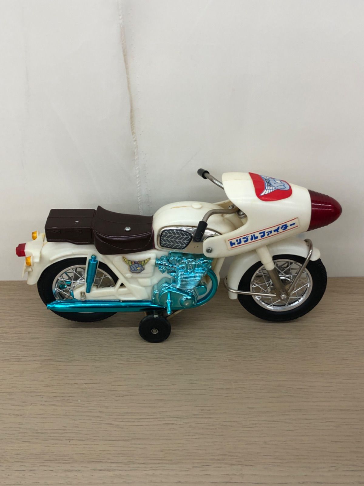 中古品］ブルマァク トリプルファイター オートバイ 当時物 レトロ玩具