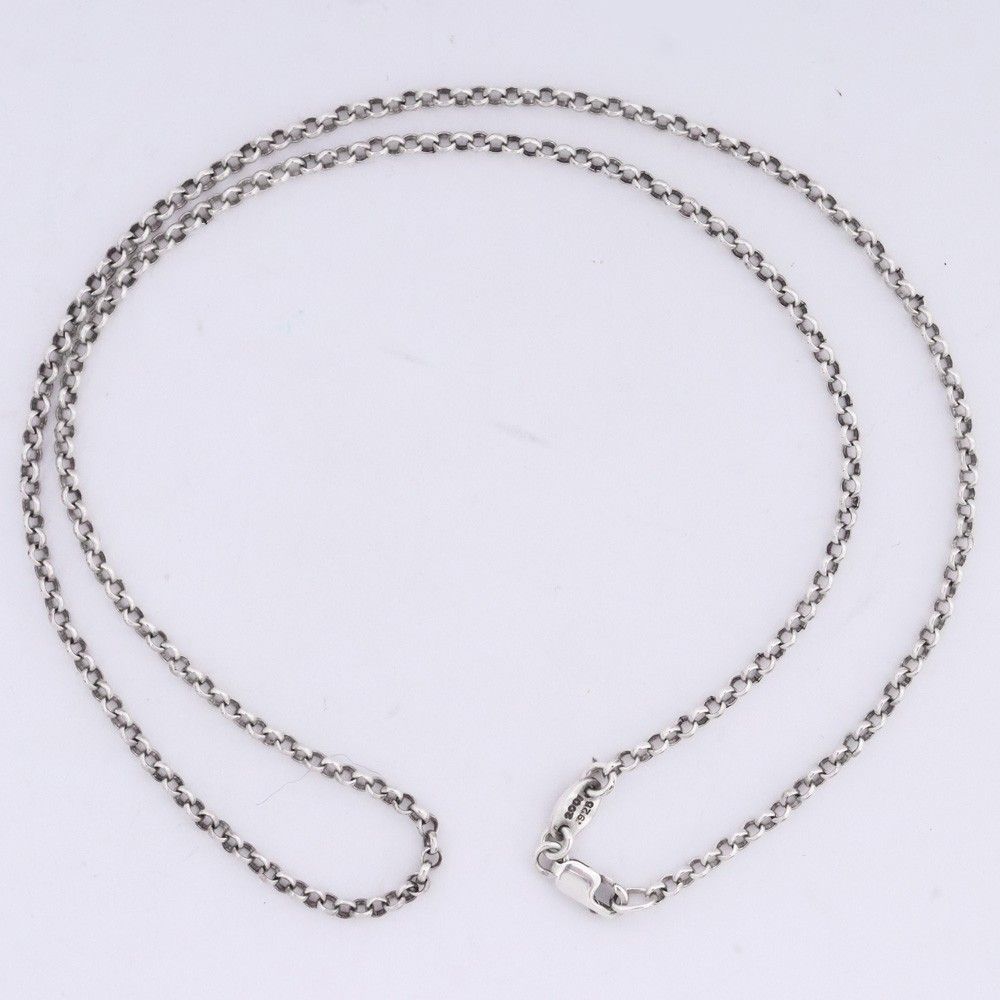 CHROME HEARTS ネックレス ロールチェーン 18インチ シルバー ブランド