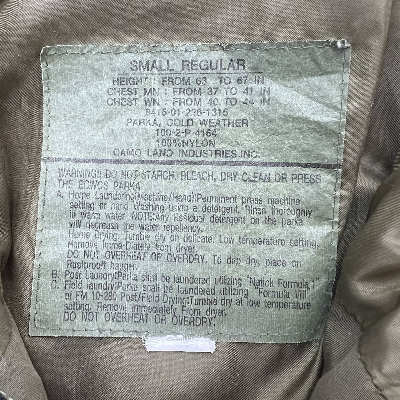 米軍 パーカー メンズ Sサイズ デジカモ グレー ベージュ ECWCS GEN1 コールドウェザー ミリタリー エクワックス 米軍実物 8415-01-226-1315 米軍 パーカー メンズ Sサイズ デジカモ グレー ベージュ ECWCS GEN1