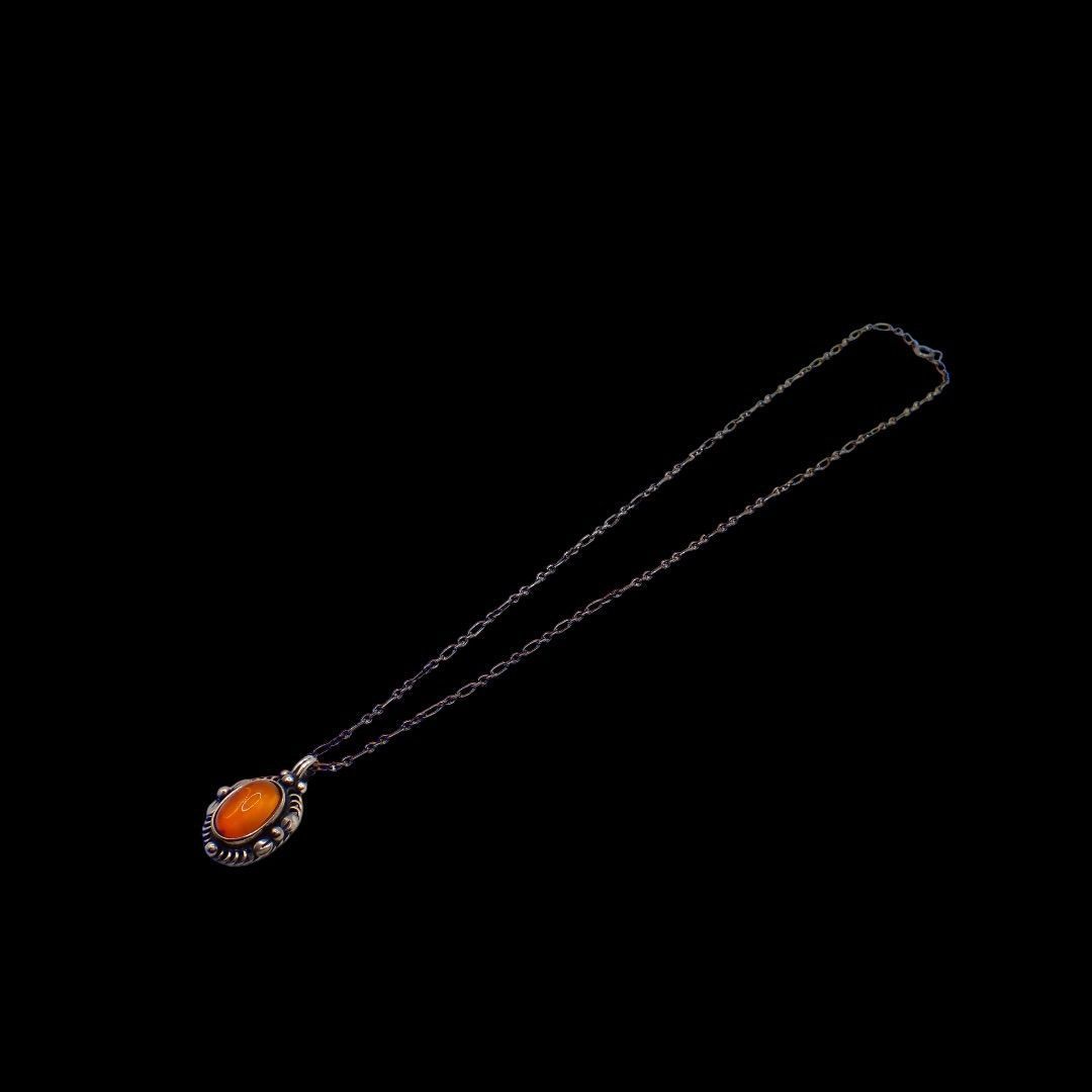 Georg Jensen ジョージジェンセン 琥珀 アンバー 1995 イヤー