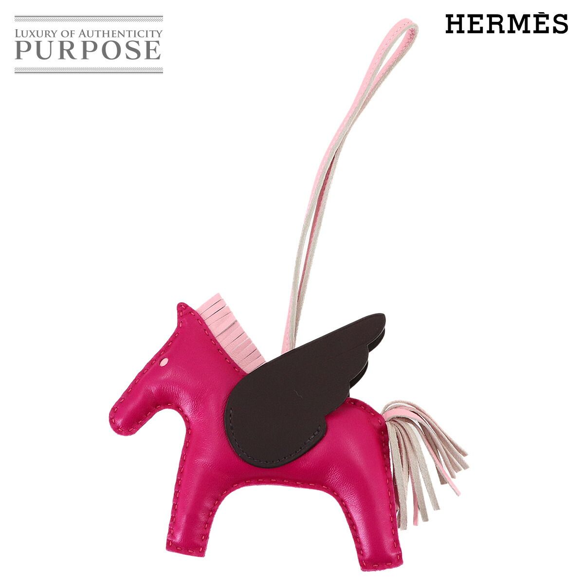 未使用 展示品 エルメス HERMES ロデオ ペガサス MM バッグ チャーム