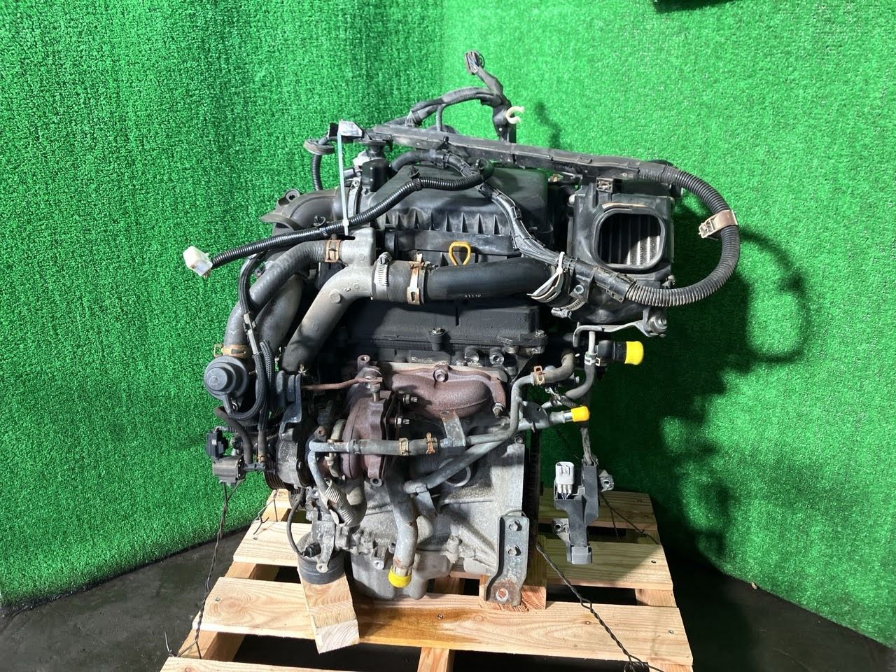 ワゴンR MH34S エンジンASSY スティングレーT 4WD ZLB
