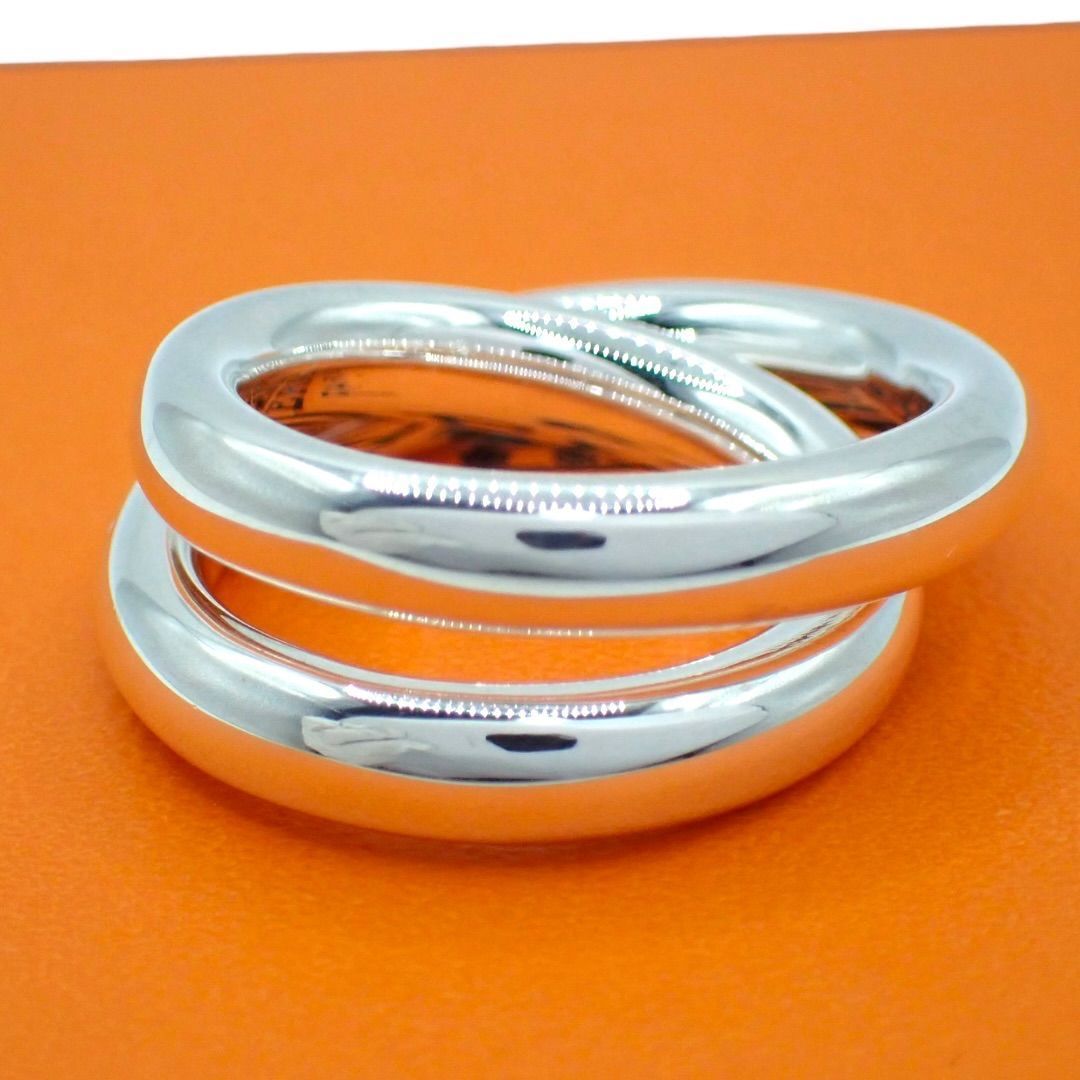 HERMES エルメス 50 ヴェルティージュ リング 指輪 925 10号 シルバー 