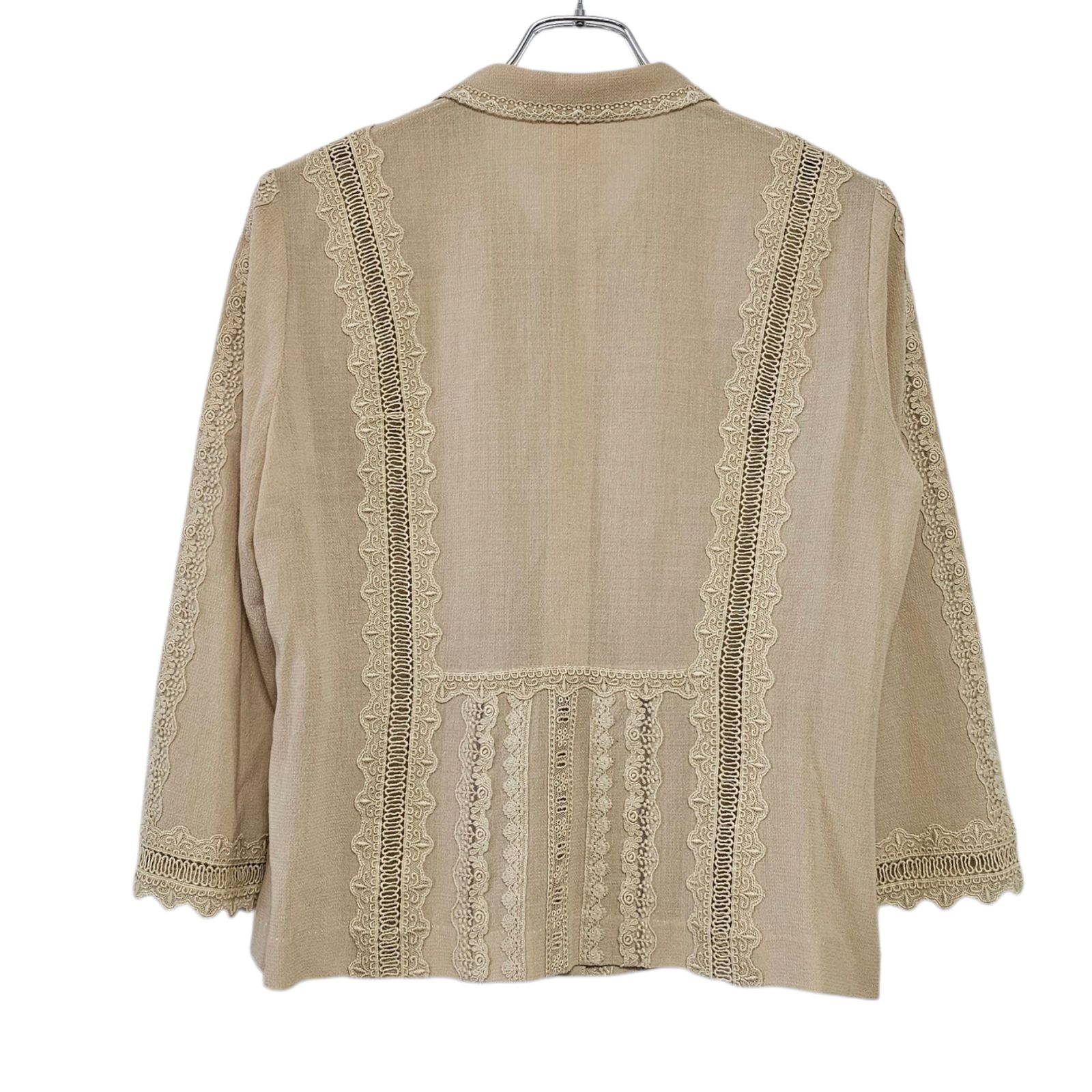 import Rossa インポートロッサ 高級 レース ブラウス シャツ 44 LL 3L 