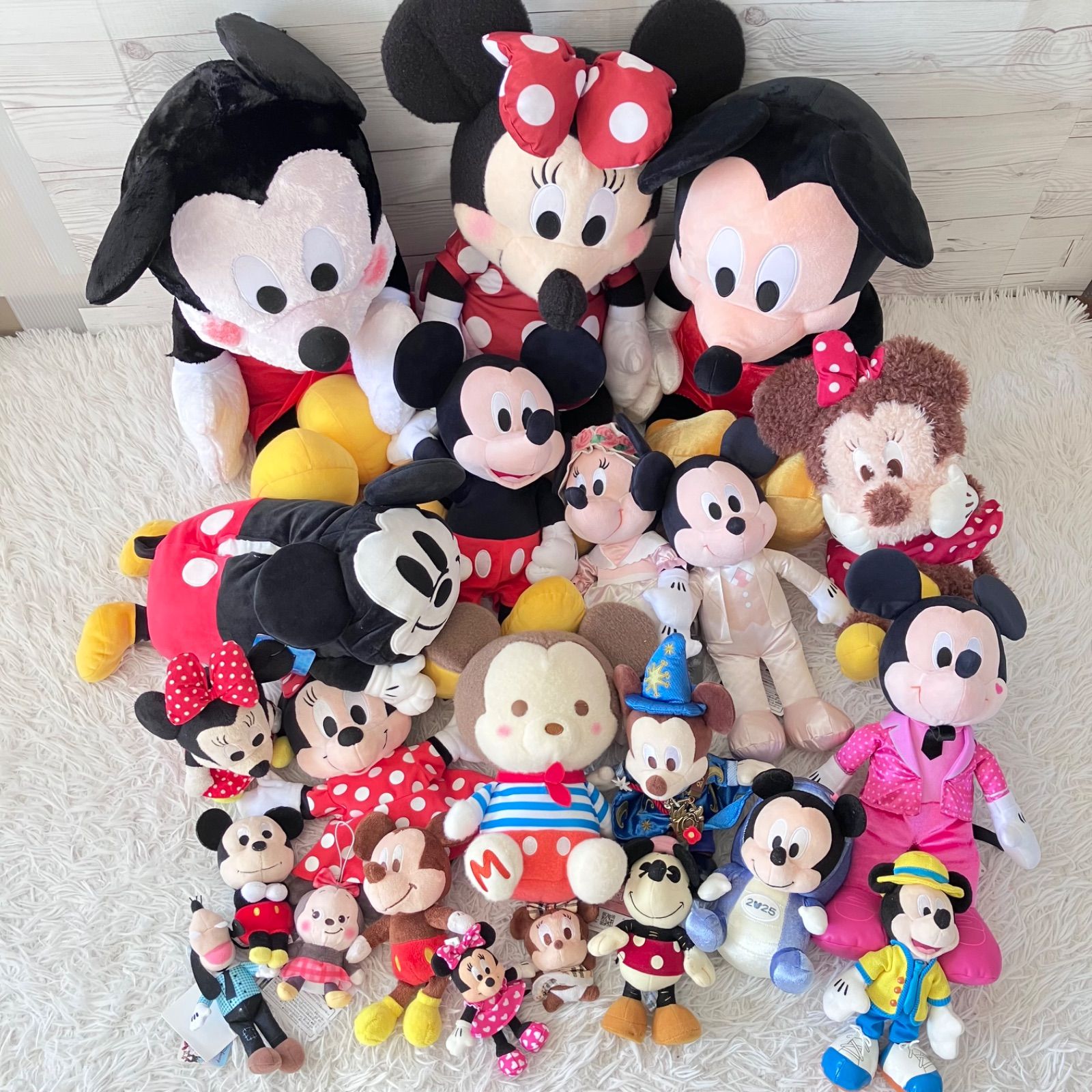 Disney ディズニー ミッキー ミニー ぬいぐるみ 22点セット 大量まとめ