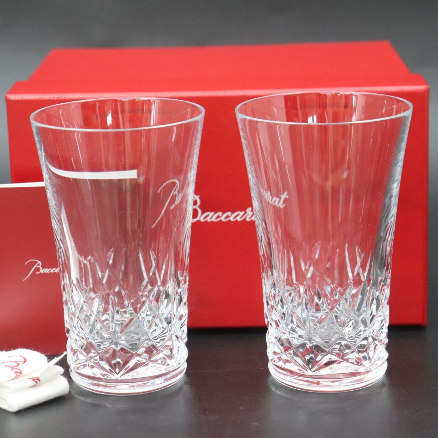 ITQ0TX4NXJW8 美品 Baccarat バカラ グラスジャパン アリア ペア