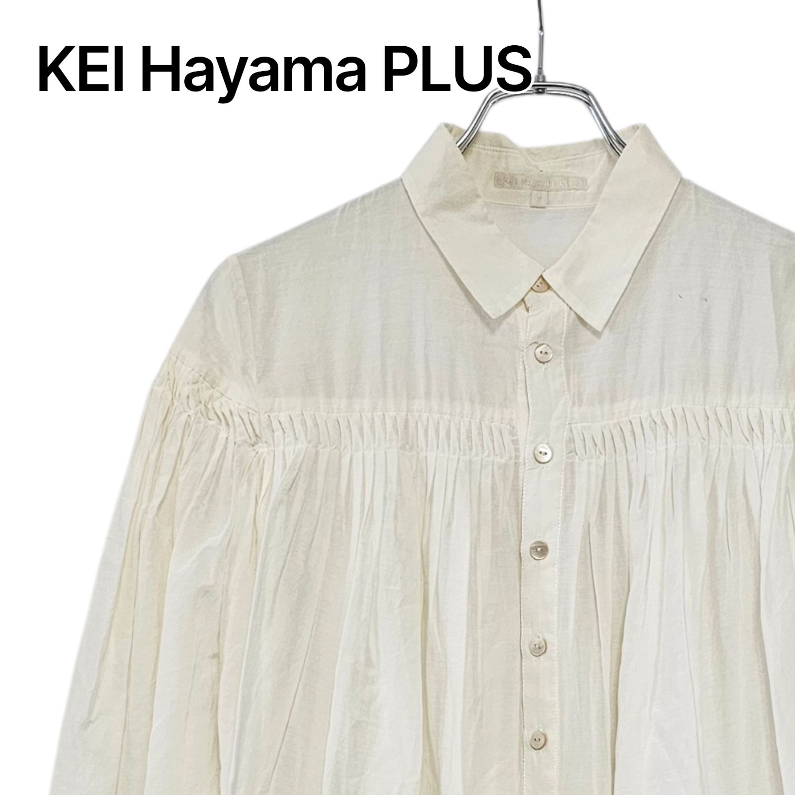 KEI Hayama PLUS ケイハヤマプリュス オフホワイト チュニック 