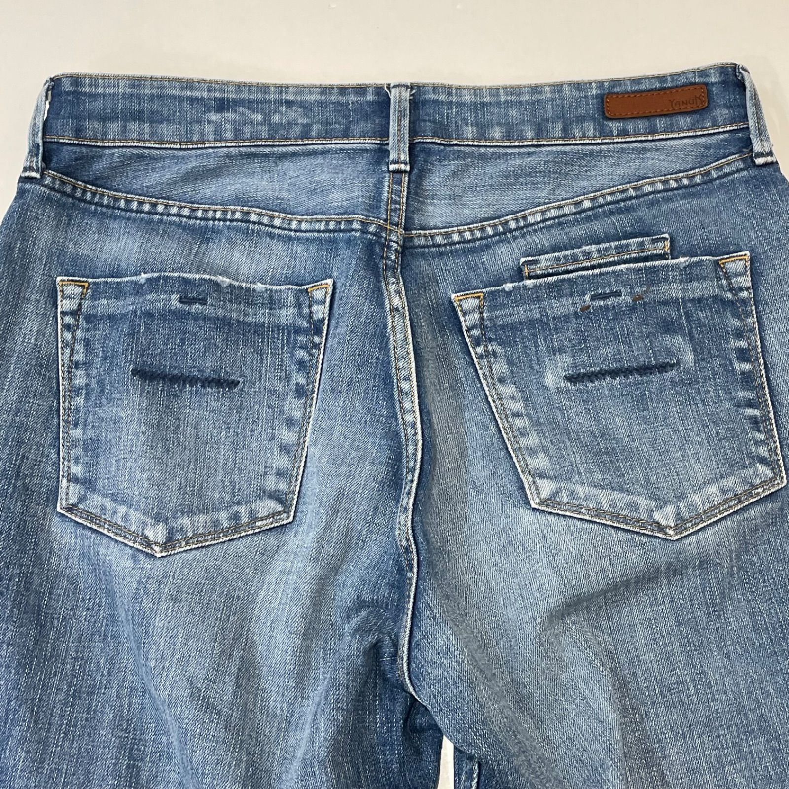 美品 YANUK×HUG O War ヤヌーク×ハグオーワー Love always デニム