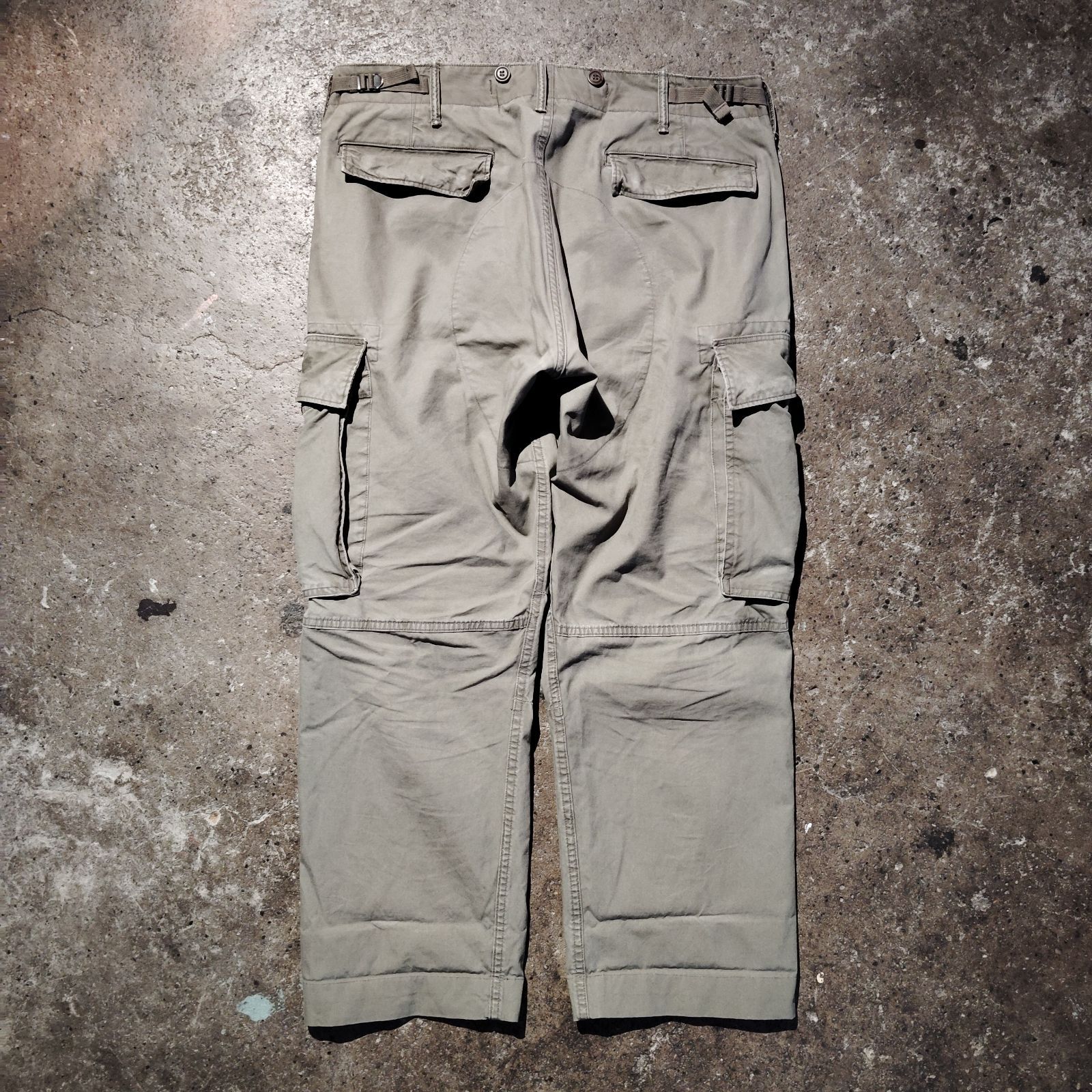 メンズ RRL ダブルアールエル カーゴ パンツ ブラック w34 古着