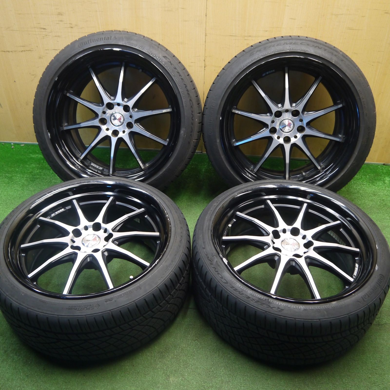 4本価格！22年☆WORK XSA 戦 XS3-SR 245/35R19 245/40R19