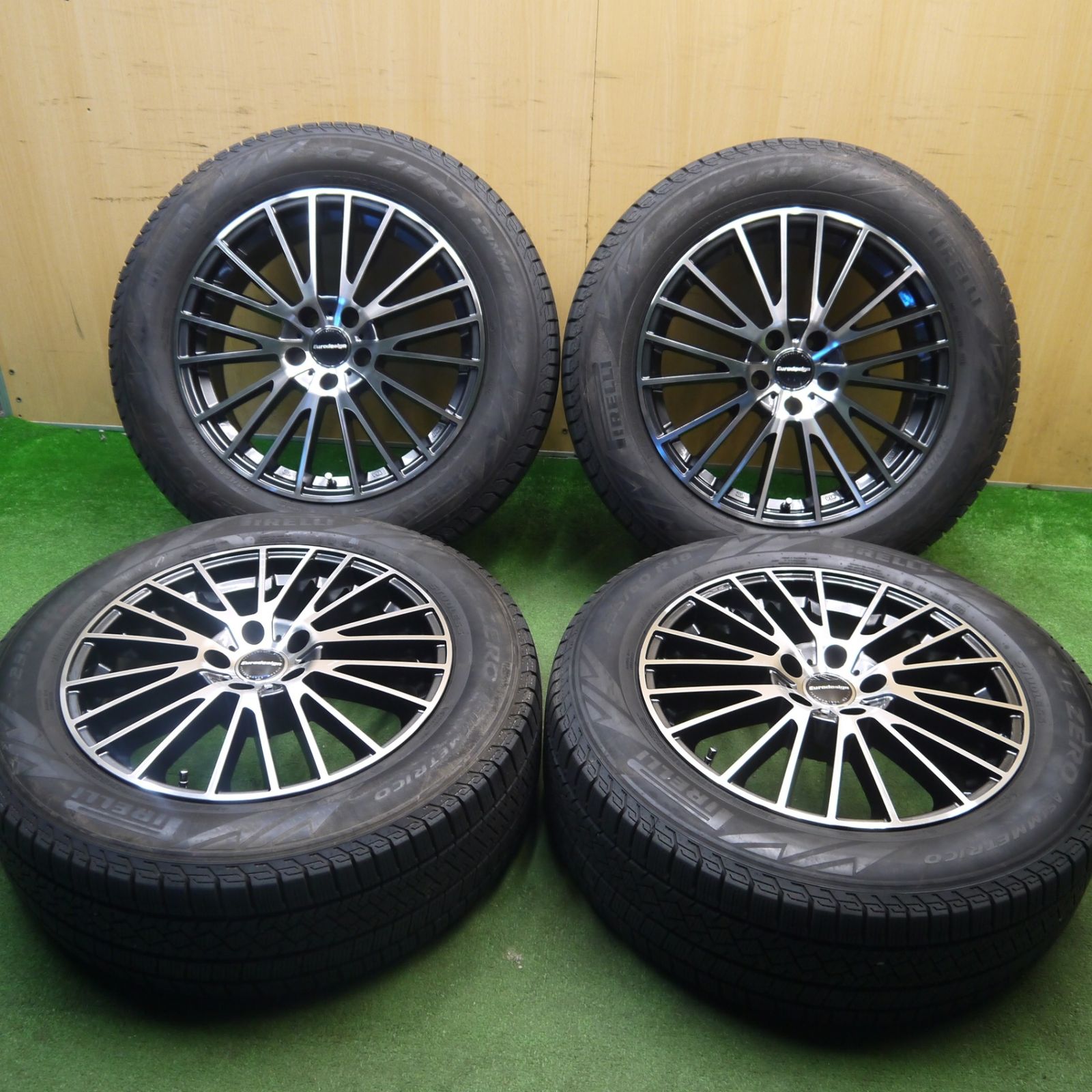 バリ溝！22年！キレイ！9.5分以上☆アウディ Q5 等 Eurodesign CALWER 