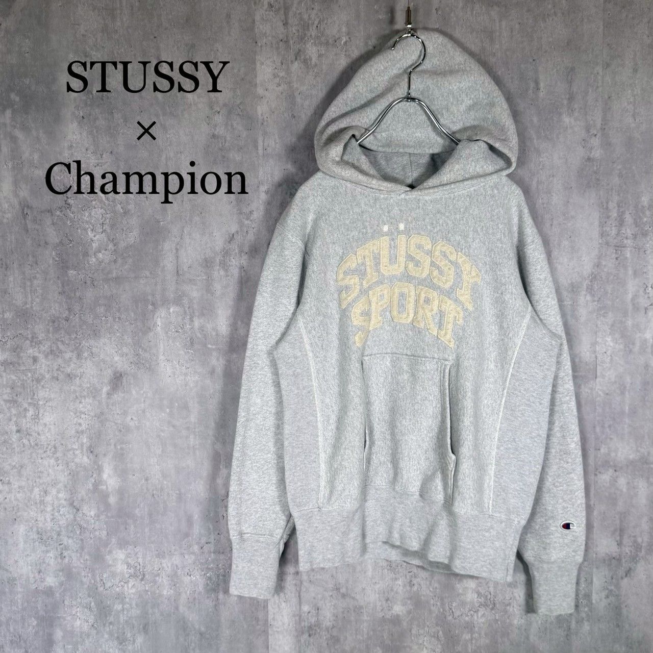 STUSSY』ステューシー（S）STUSSY×Championリバースウィーブ プル
