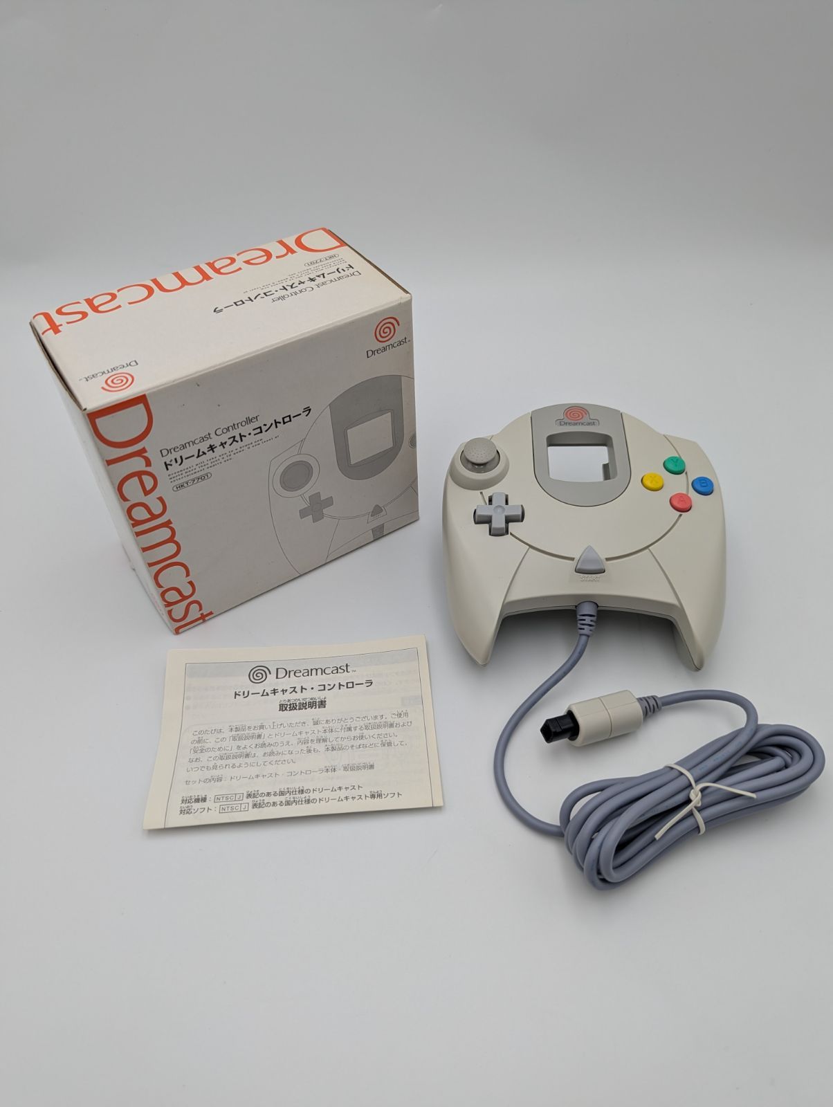 動作確認済み】ドリームキャスト コントローラー 箱・説明書付き SEGA