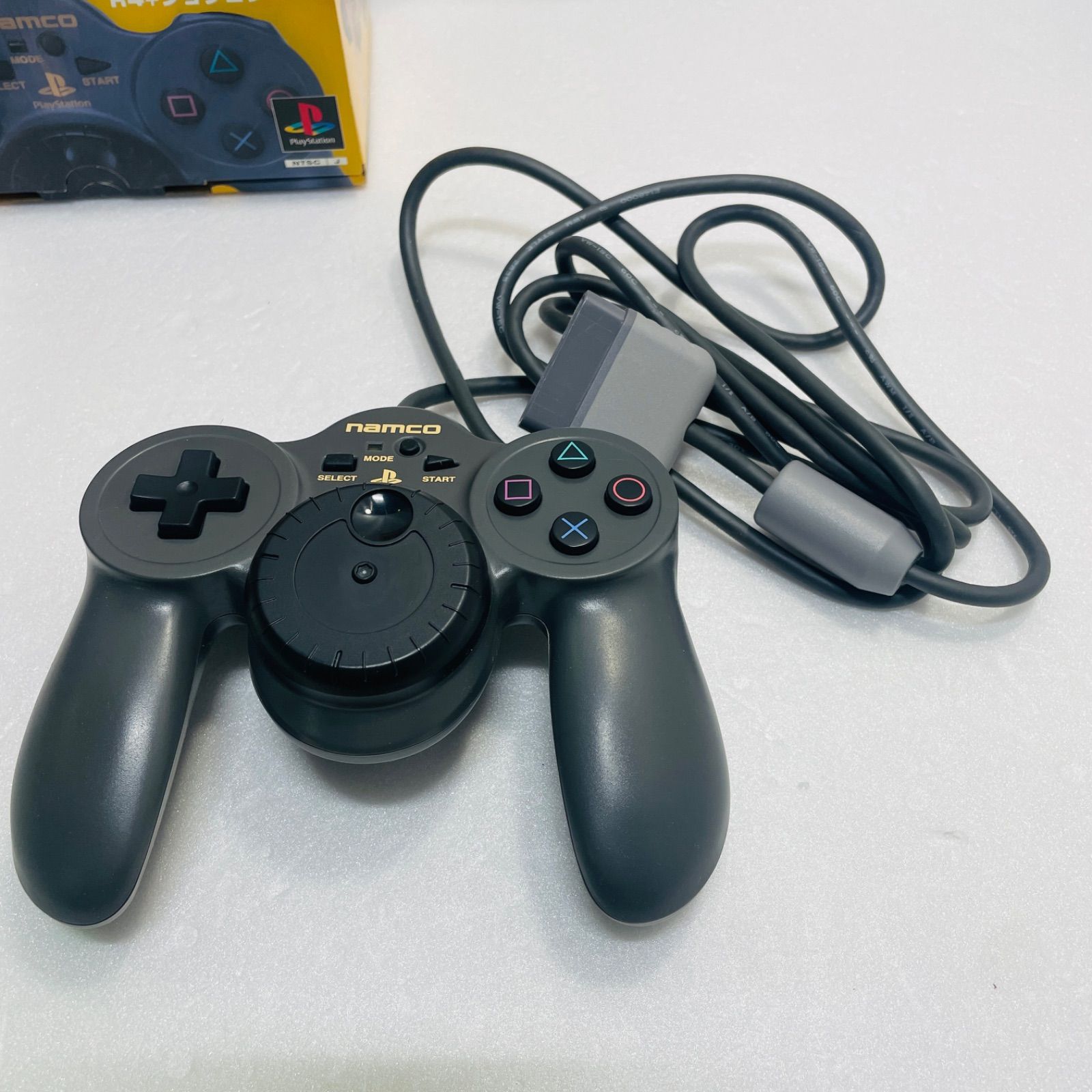 ジャンク品・ソフト1枚無】R4 RIDGE RACER TYPE 4 + JOGCON 
