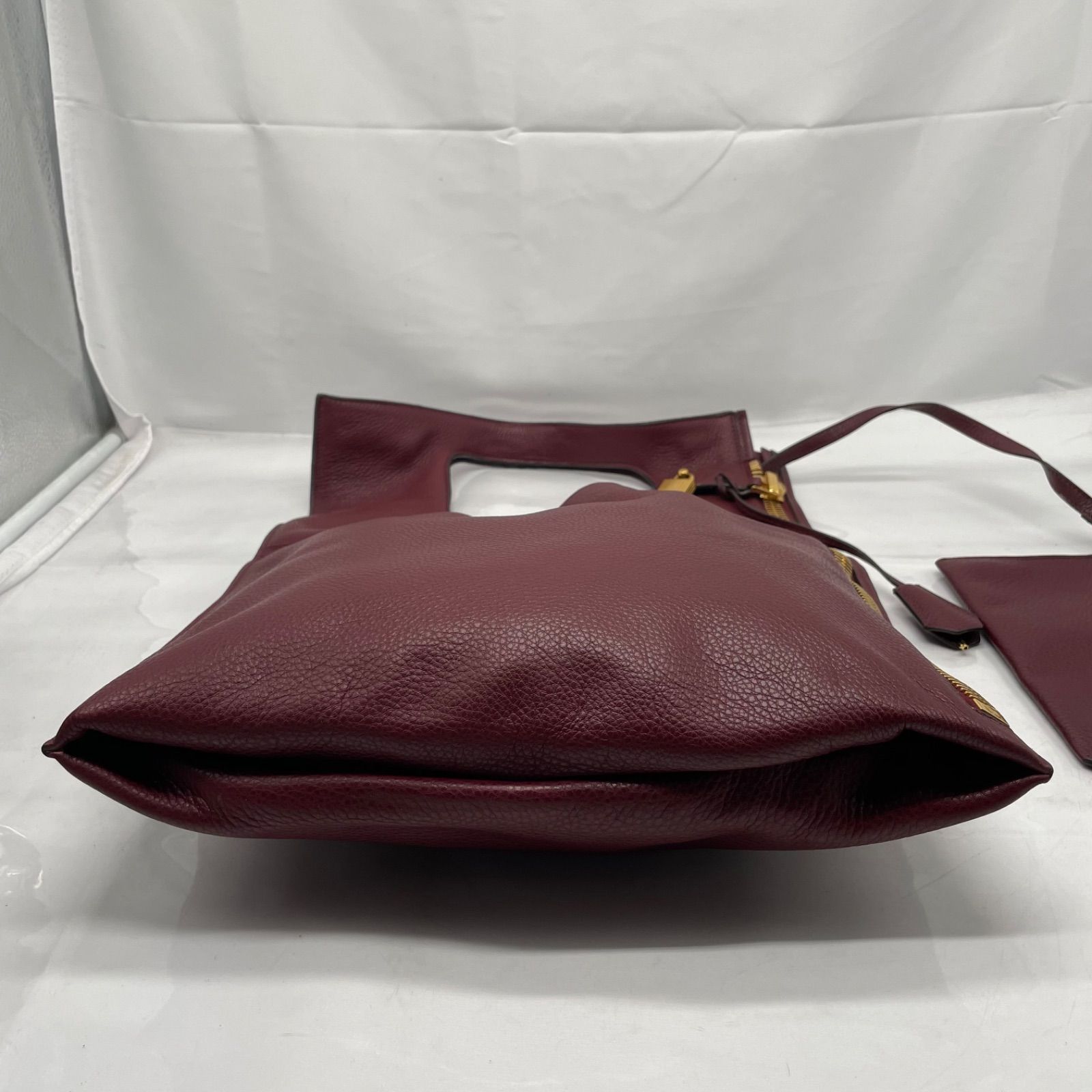 kk/3.7/40】TOM FORDトムフォード ゴールドタグ レザー 2way Alix 