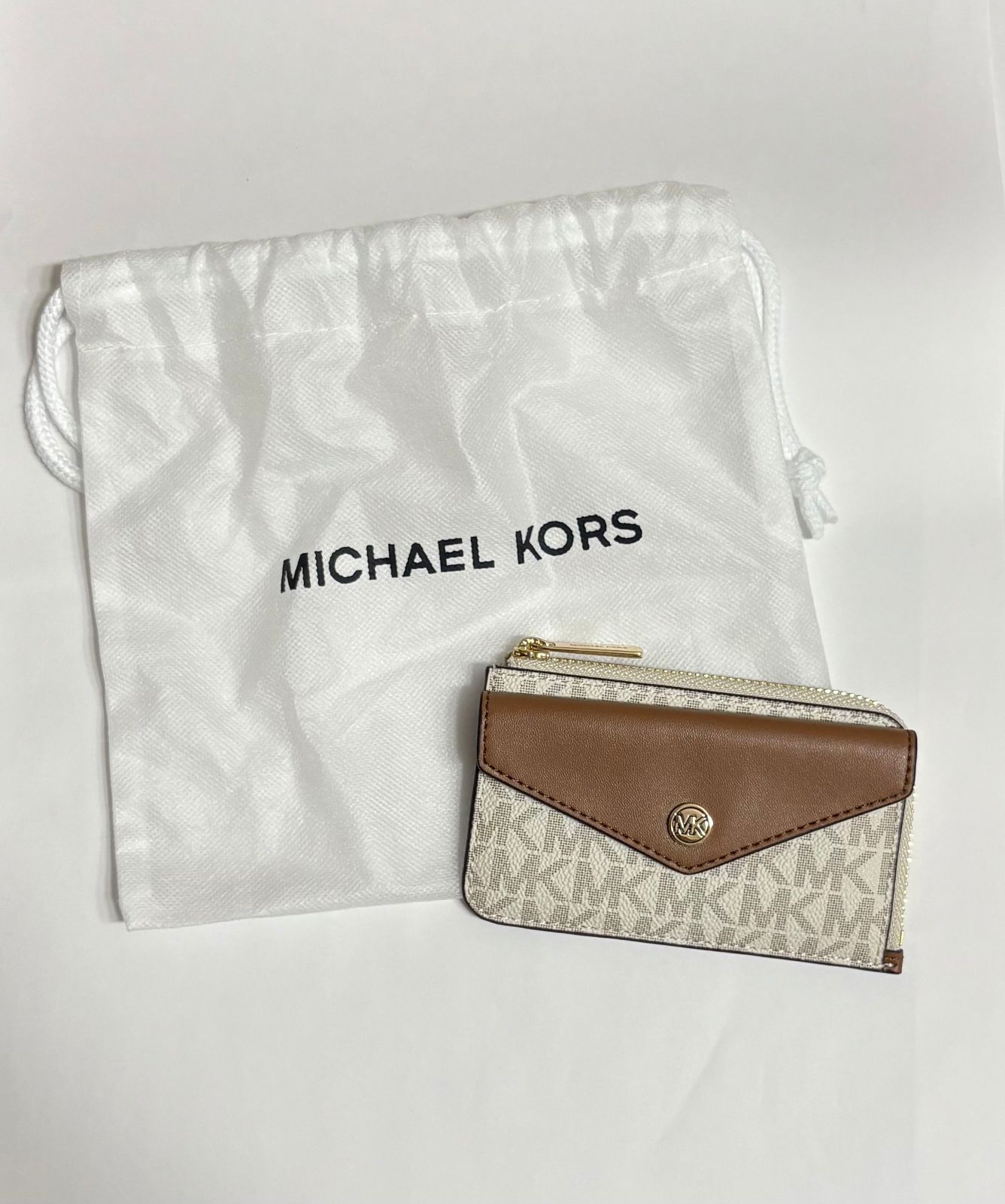 MICHAEL KORS マイケルコース コインケース バニラ 35F1GTVD5B 