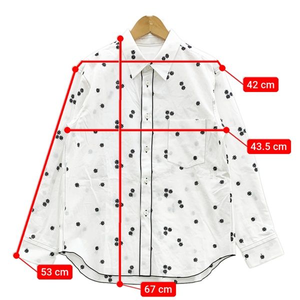 Tao COMME des GARCONS タオコムデギャルソン 花柄 シャツ TL-B005