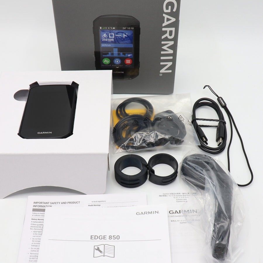 【美品】GARMIN Edge 850 010-03023-12 GPSサイクルコンピューター ガーミン エッジ 本体