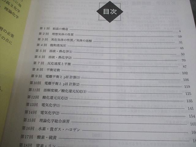 鉄緑会大阪校 高2 化学基礎講座 第1/2部 テキスト/問題集 通年セット