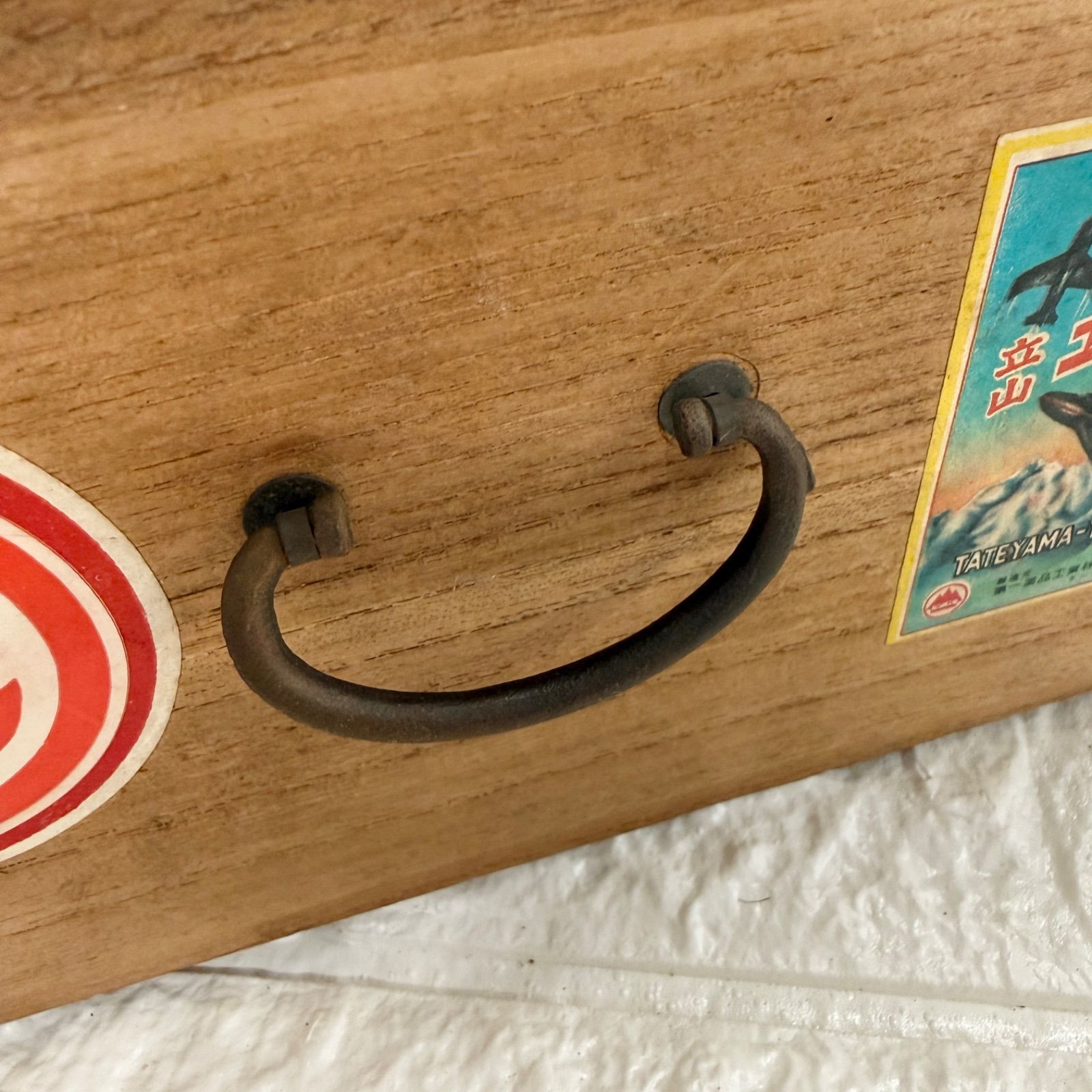 昭和レトロ】富山の置き薬 木箱 桐箱 当時物 小道具入れ 救急箱
