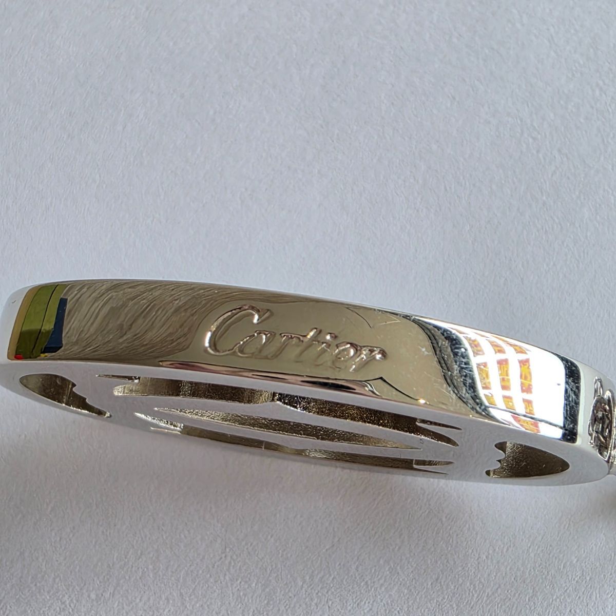 CARTIER カルティエ 2C ツーシー モチーフ キーホルダー トップ ロゴ