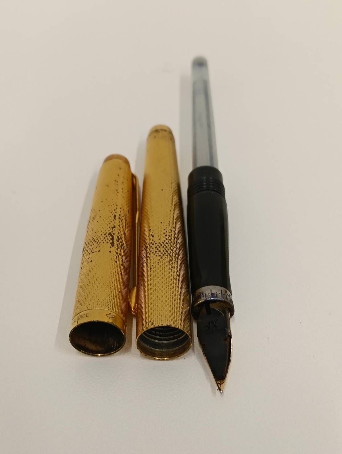 パーカー 万年筆 ペン先14K ゴールドカラー 中古 PARKER ＋ 詳細ページ