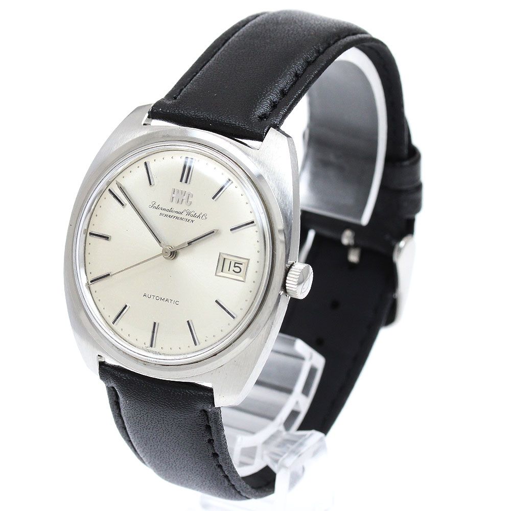  IWC IWC SCHAFFHAUSEN R1819 デイト 36MM Cal.8541B 自動巻き メンズ _916797 グレー系 自動巻き時計 腕時計(アナログ)