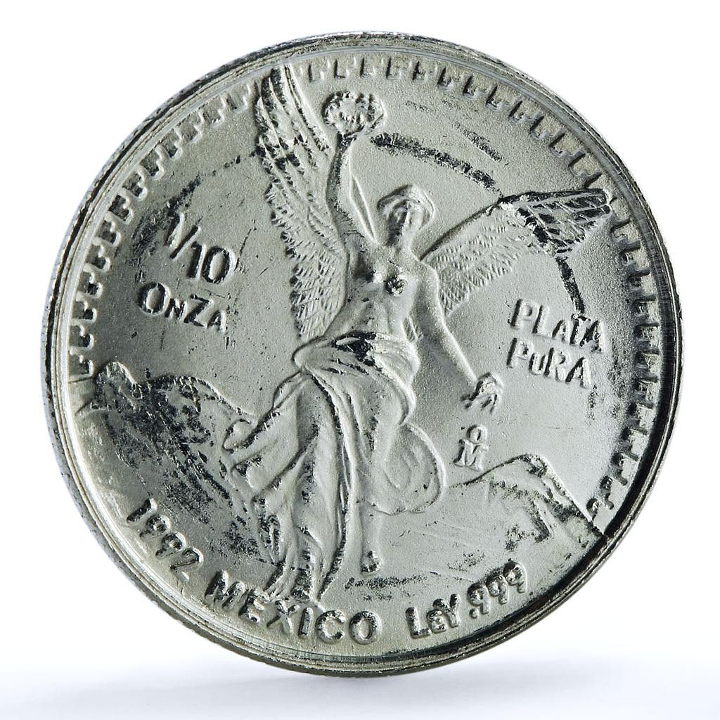 メキシコ リベルタード銀貨 1オンス 1992年製 メキシコ リベルタード銀貨 1オンス 1992年製 メキシコ リベルタード