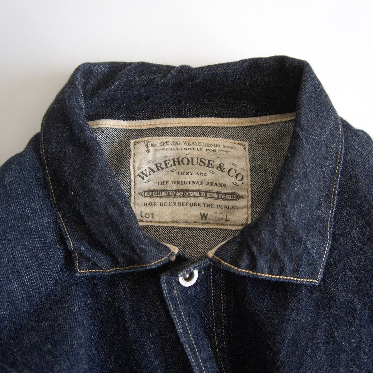 極美品WAREHOUSE Lot.2160 1890 Closed Front Jumper 40 ウエア