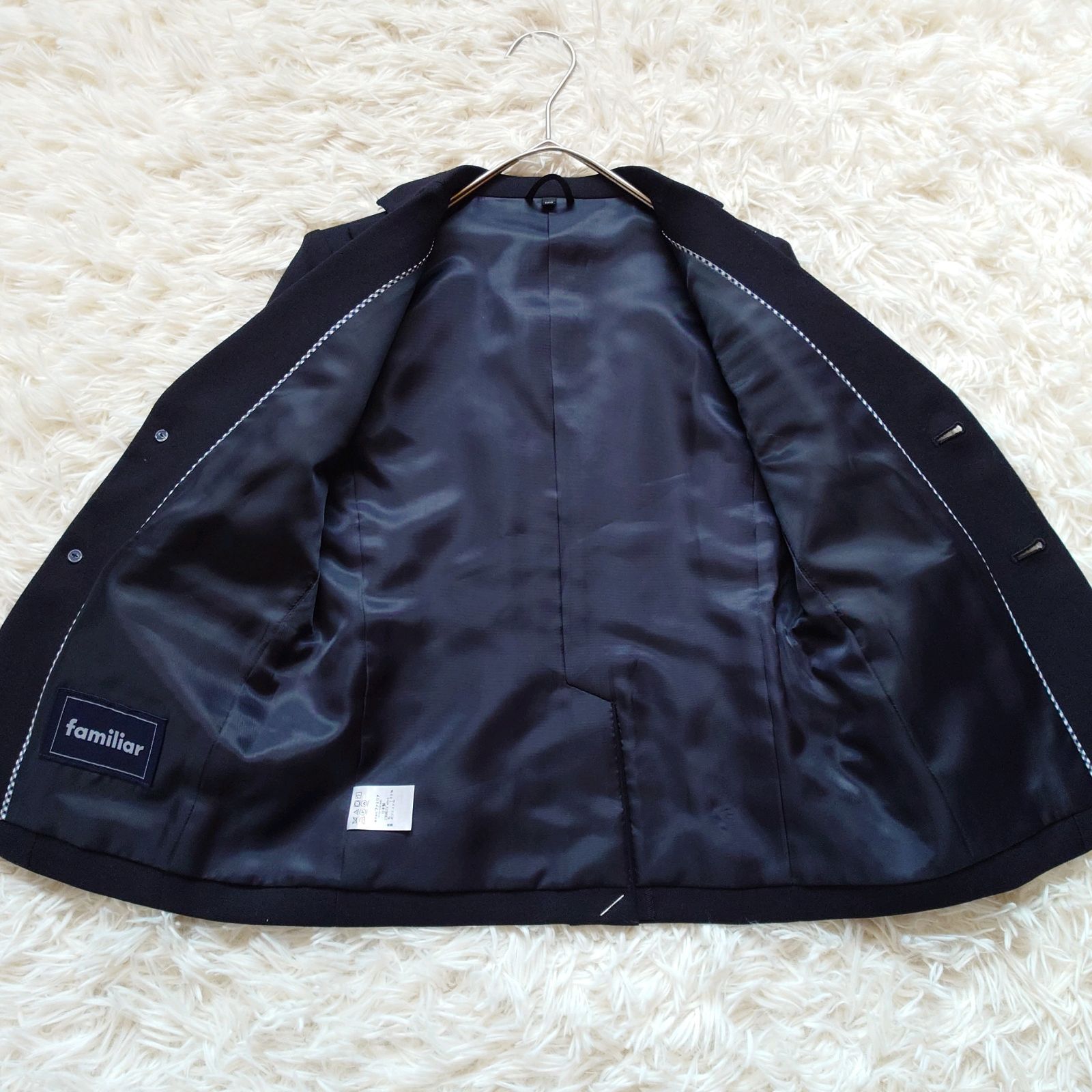 美品 ファミリア familiar スーツ フォーマル キッズ 男の子 120 4点