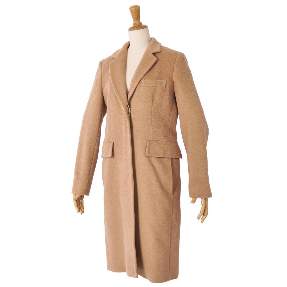 ★美品★MaxMara マックスマーラ 白タグ キャメル ロングコート★ 美品 マックスマーラ Max Mara コート 白タグ ロングコート キャメル1