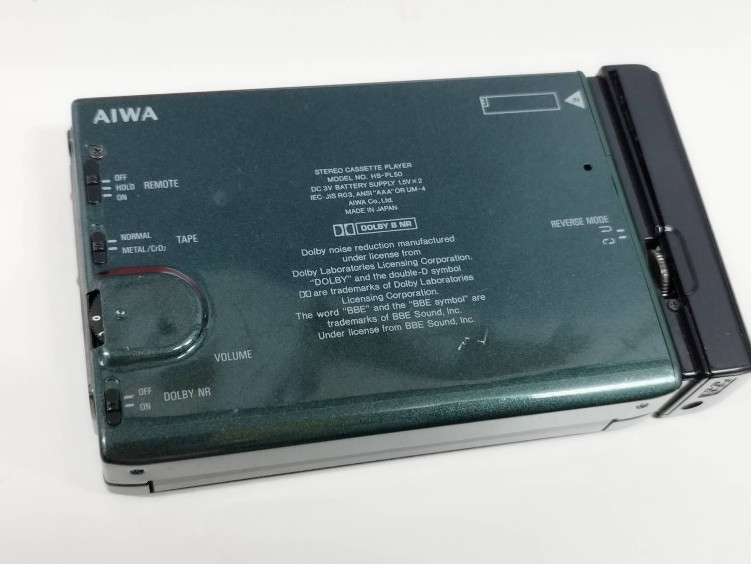 AIWA HS-PL50 ステレオカセットプレーヤー ジャンク Aiwa HS-PL50 ▷ Walkman.land