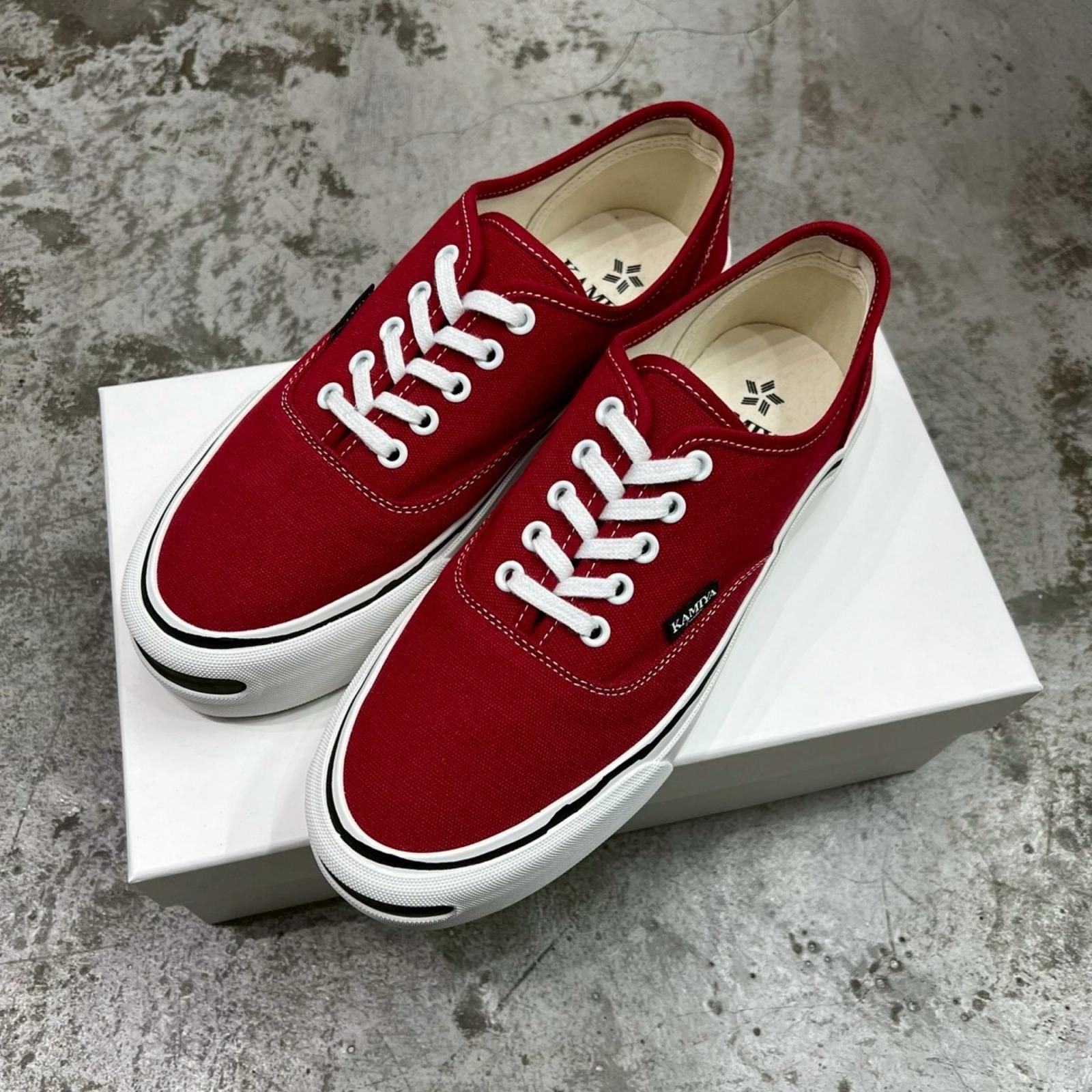 参考上代28600円 未使用 KAMIYA Herc Vulcunised Sneakers ハーク 