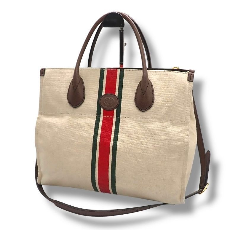 GUCCI グッチ フォールダブル 2WAY トートバッグ ハンドバッグ