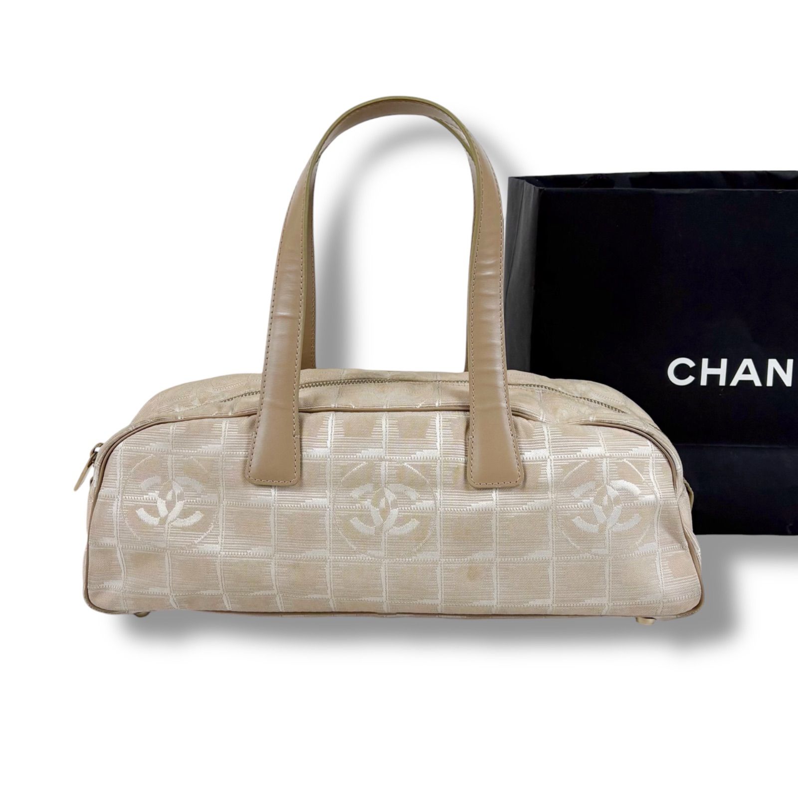 CHANEL シャネル ニュートラベルライン ハンドバッグ セミショルダー 
