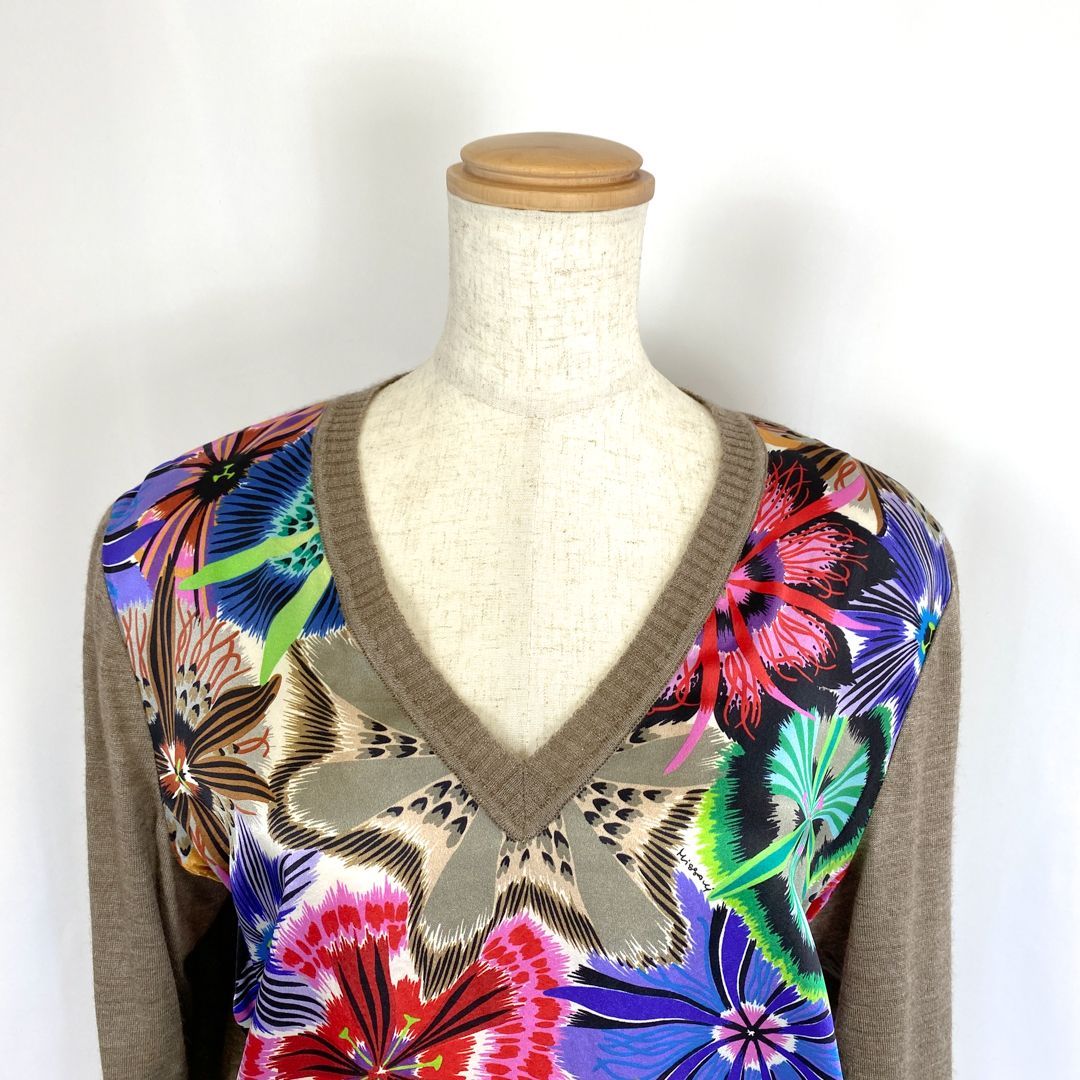 極美品】MISSONI ミッソーニ イタリア製 ボタニカルフラワープリント